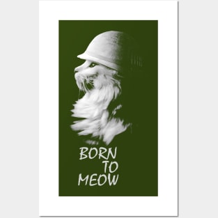 Born to Meow Posters and Art